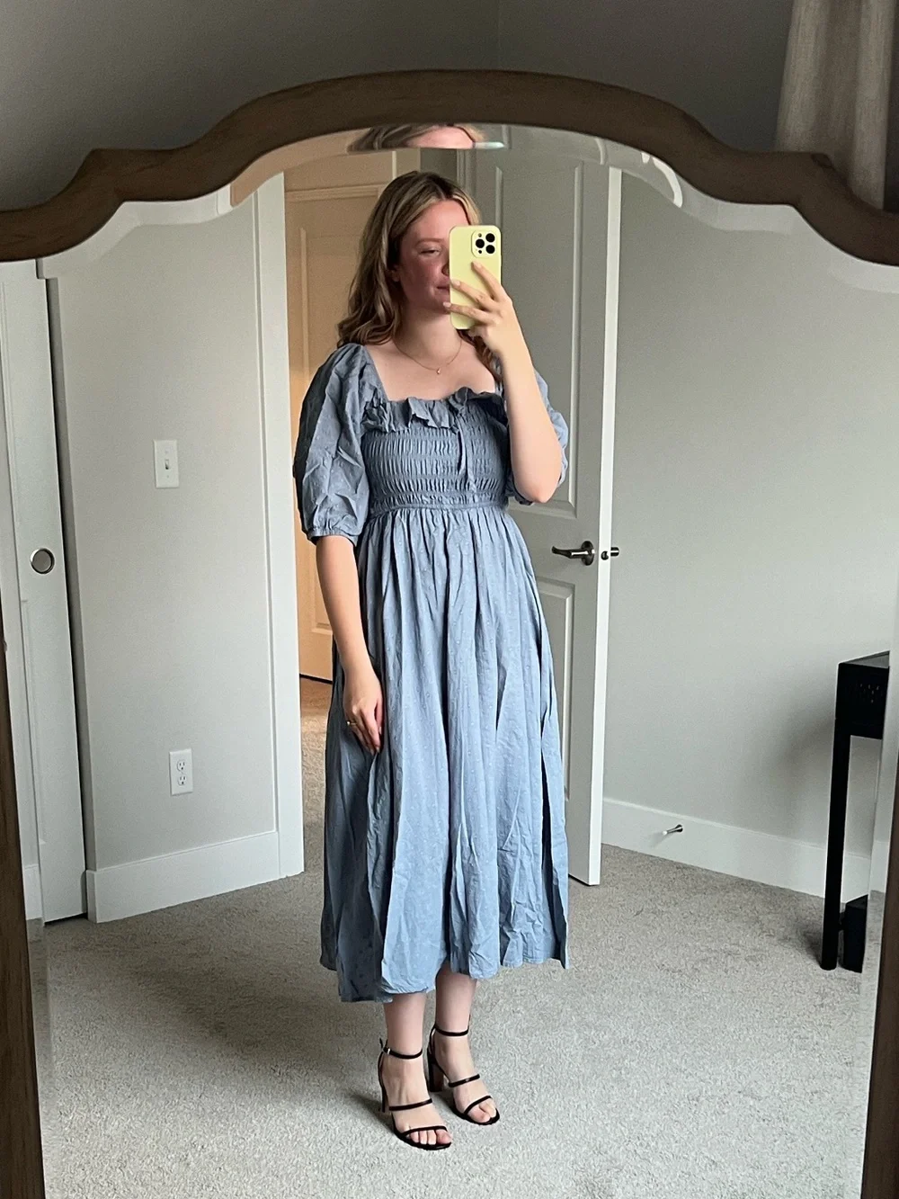 Summer Ruffled Vintage Elegant Backless
A Line Flowy Long Dress - Picture 1 of 4